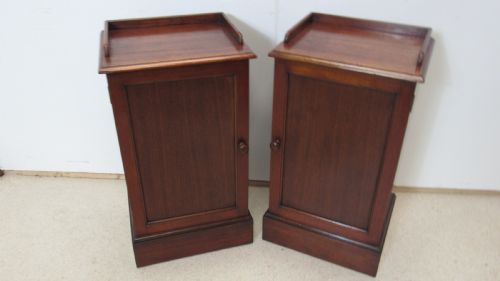 SUPERB PAIR OF MAHOGANY GILLOWS POT CUPBOARDS - ADDITIONAL PHOTO 11