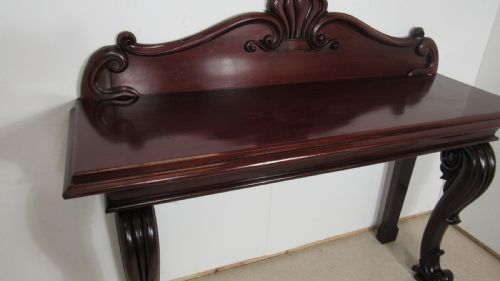 A WONDERFUL MAHOGANY CONSOLE SIDE TABLE - ADDITIONAL PHOTO 2