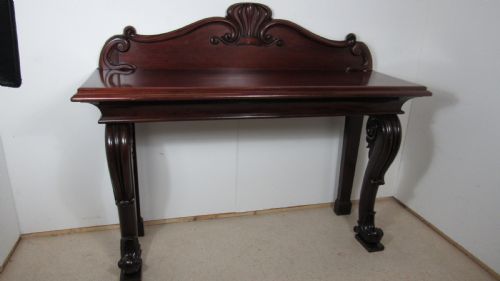 A WONDERFUL MAHOGANY CONSOLE SIDE TABLE - ADDITIONAL PHOTO 15