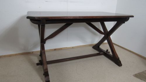 wonderful arts and crafts refectory table - CATEGORY: ANTIQUE TABLES - DATED 1910