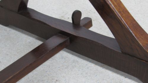 WONDERFUL ARTS AND CRAFTS REFECTORY TABLE - ADDITIONAL PHOTO 6