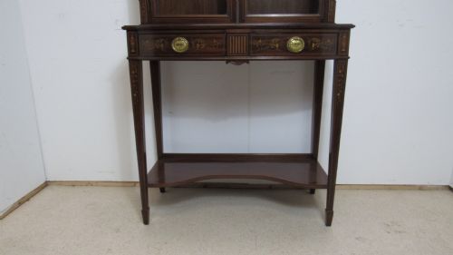 A MOST EXQUISITE EDWARDIAN INLAID DISPLAY CABINET - ADDITIONAL PHOTO 1