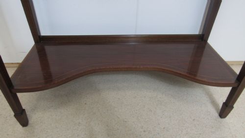 A MOST EXQUISITE EDWARDIAN INLAID DISPLAY CABINET - ADDITIONAL PHOTO 5