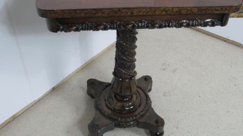 SUPERB WILLIAM IV SIDE TABLE - ADDITIONAL PHOTO 14