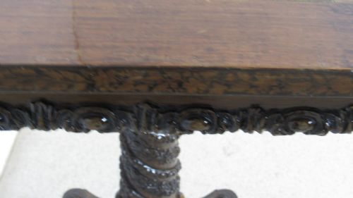 SUPERB WILLIAM IV SIDE TABLE - ADDITIONAL PHOTO 17