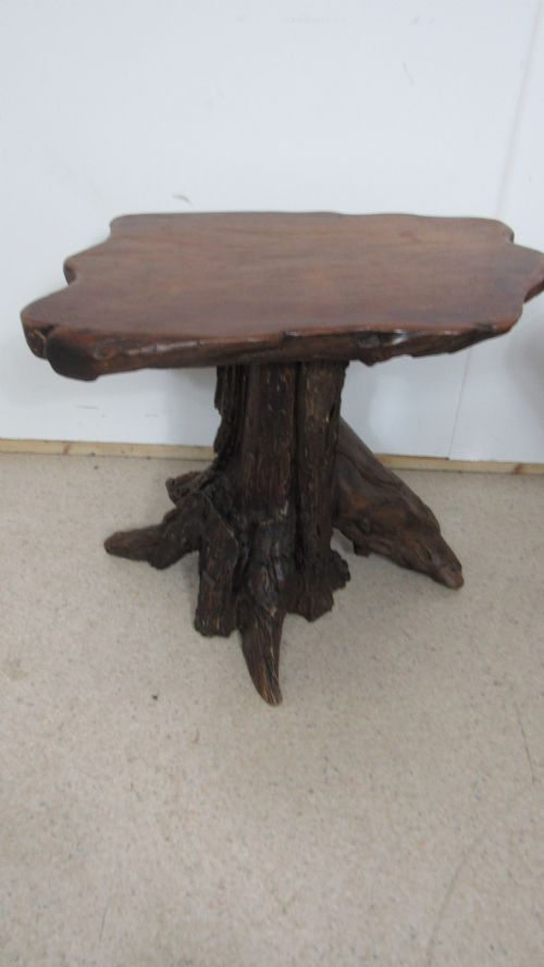 UNUSUAL AND RARE PAIR OF TREE OCCASIONAL TABLES - ADDITIONAL PHOTO 7
