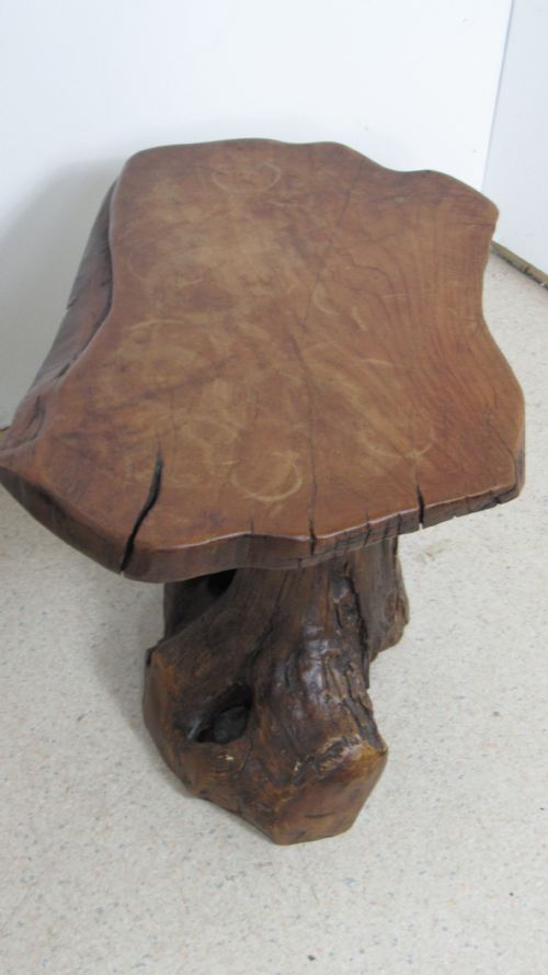 UNUSUAL AND RARE PAIR OF TREE OCCASIONAL TABLES - ADDITIONAL PHOTO 12