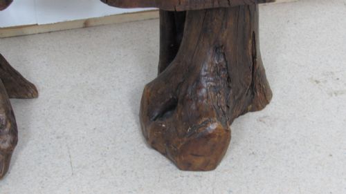 UNUSUAL AND RARE PAIR OF TREE OCCASIONAL TABLES - ADDITIONAL PHOTO 15