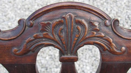 A WONDERFUL SET OF 8 CHIPPENDALE DINING CHAIRS - ADDITIONAL PHOTO 10