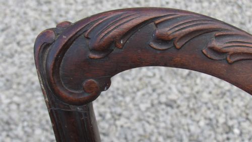 A WONDERFUL SET OF 8 CHIPPENDALE DINING CHAIRS - ADDITIONAL PHOTO 11