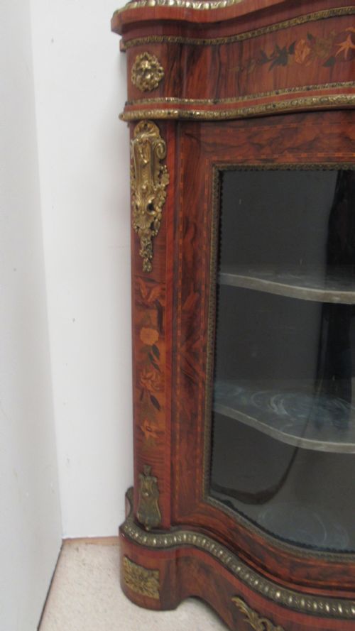 A WONDERFUL SERPENTINE CREDENZA OF EXHIBITION QUALITY - ADDITIONAL PHOTO 12