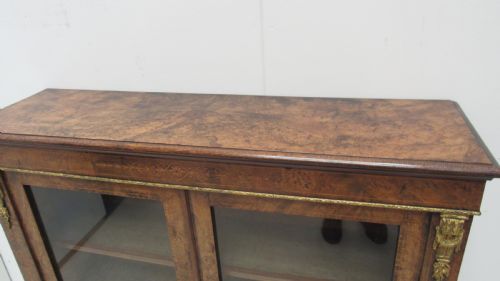 LOVELY INLAID VICTORIAN WALNUT CABINET - ADDITIONAL PHOTO 7