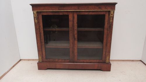 LOVELY INLAID VICTORIAN WALNUT CABINET - ADDITIONAL PHOTO 12