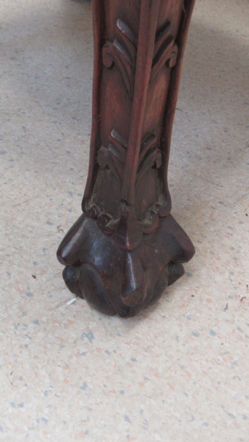 SUPERB CARVED URN STAND - ADDITIONAL PHOTO 6