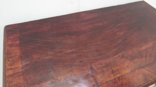 SMALL MAHOGANY GEORGIAN CHEST - ADDITIONAL PHOTO 3
