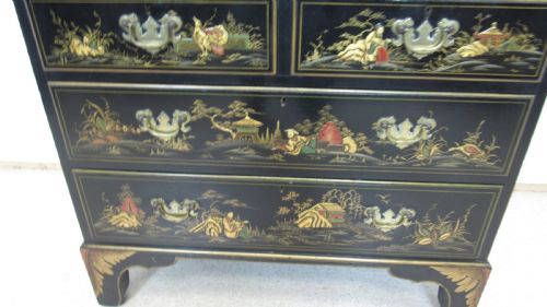 WONDERFUL LACQUERED WRITING BUREAUX - ADDITIONAL PHOTO 3