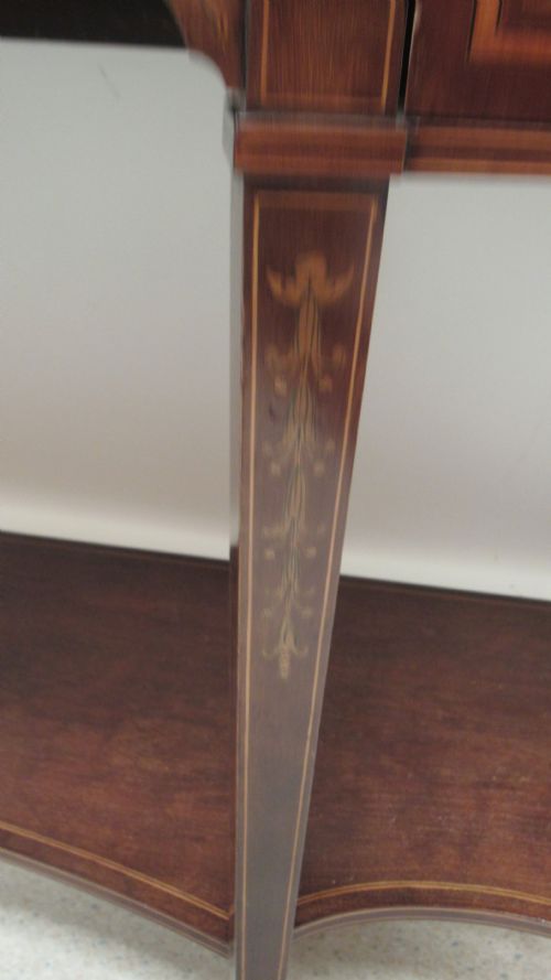 FABULOUS INLAID SECRETAIRE DISPLAY CABINET - ADDITIONAL PHOTO 6