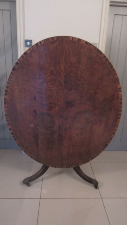 A WONDERFUL GEORGIAN DINING CENTRE TABLE - ADDITIONAL PHOTO 3