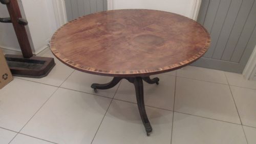 A WONDERFUL GEORGIAN DINING CENTRE TABLE - ADDITIONAL PHOTO 9