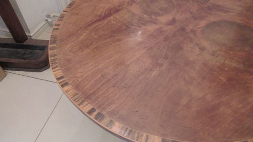 A WONDERFUL GEORGIAN DINING CENTRE TABLE - ADDITIONAL PHOTO 10