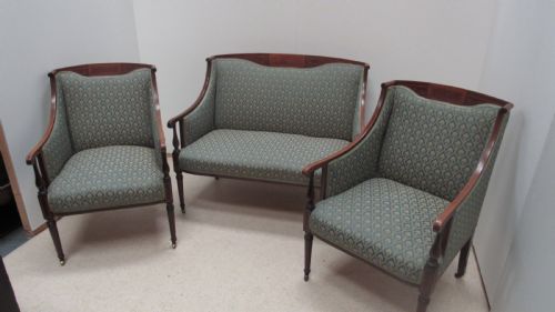 EDWARDIAN MAHOGANY INLAID SUITE - ADDITIONAL PHOTO 1