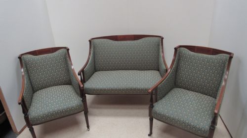 EDWARDIAN MAHOGANY INLAID SUITE - ADDITIONAL PHOTO 4