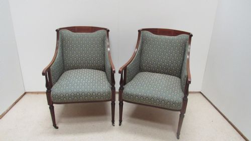 EDWARDIAN MAHOGANY INLAID SUITE - ADDITIONAL PHOTO 10