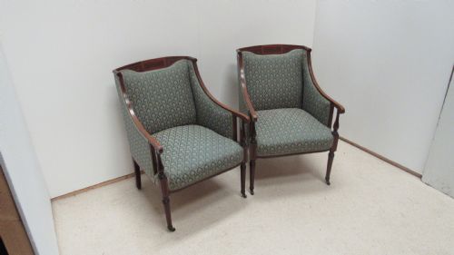 EDWARDIAN MAHOGANY INLAID SUITE - ADDITIONAL PHOTO 16
