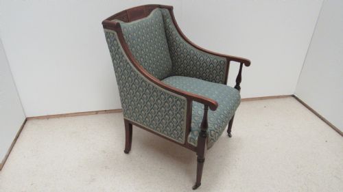 EDWARDIAN MAHOGANY INLAID SUITE - ADDITIONAL PHOTO 17
