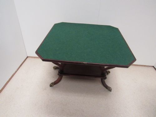 SUPERB REGENCY CARD TABLE - ADDITIONAL PHOTO 10
