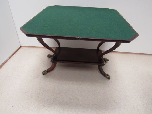 SUPERB REGENCY CARD TABLE - ADDITIONAL PHOTO 11