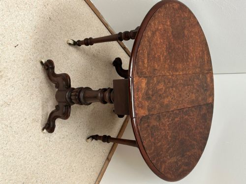 SUPERB WALNUT BABY SUTHERLAND TABLE - ADDITIONAL PHOTO 1