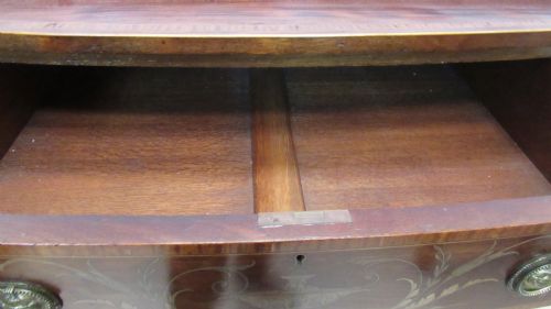 SUPERB MARQUETRY INLAID MAHOGANY SIDEBOARD - ADDITIONAL PHOTO 8