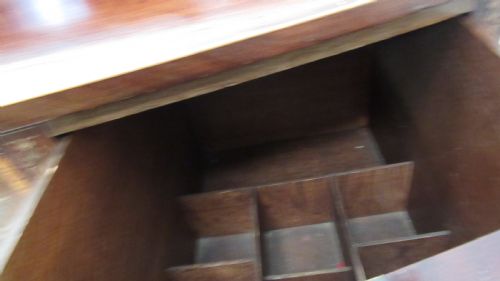 SUPERB MARQUETRY INLAID MAHOGANY SIDEBOARD - ADDITIONAL PHOTO 9