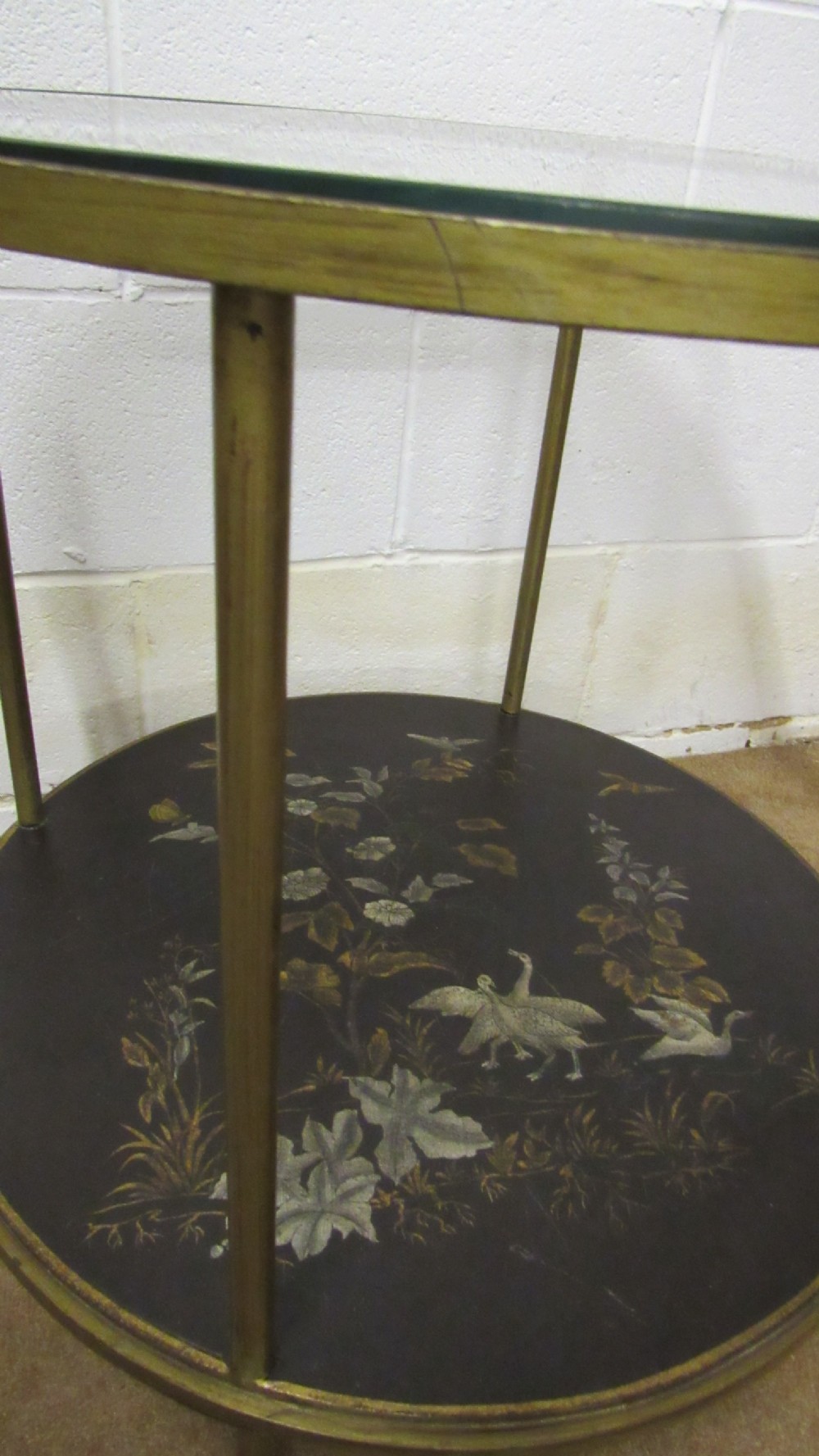 decorative laquered brass table View VIII
