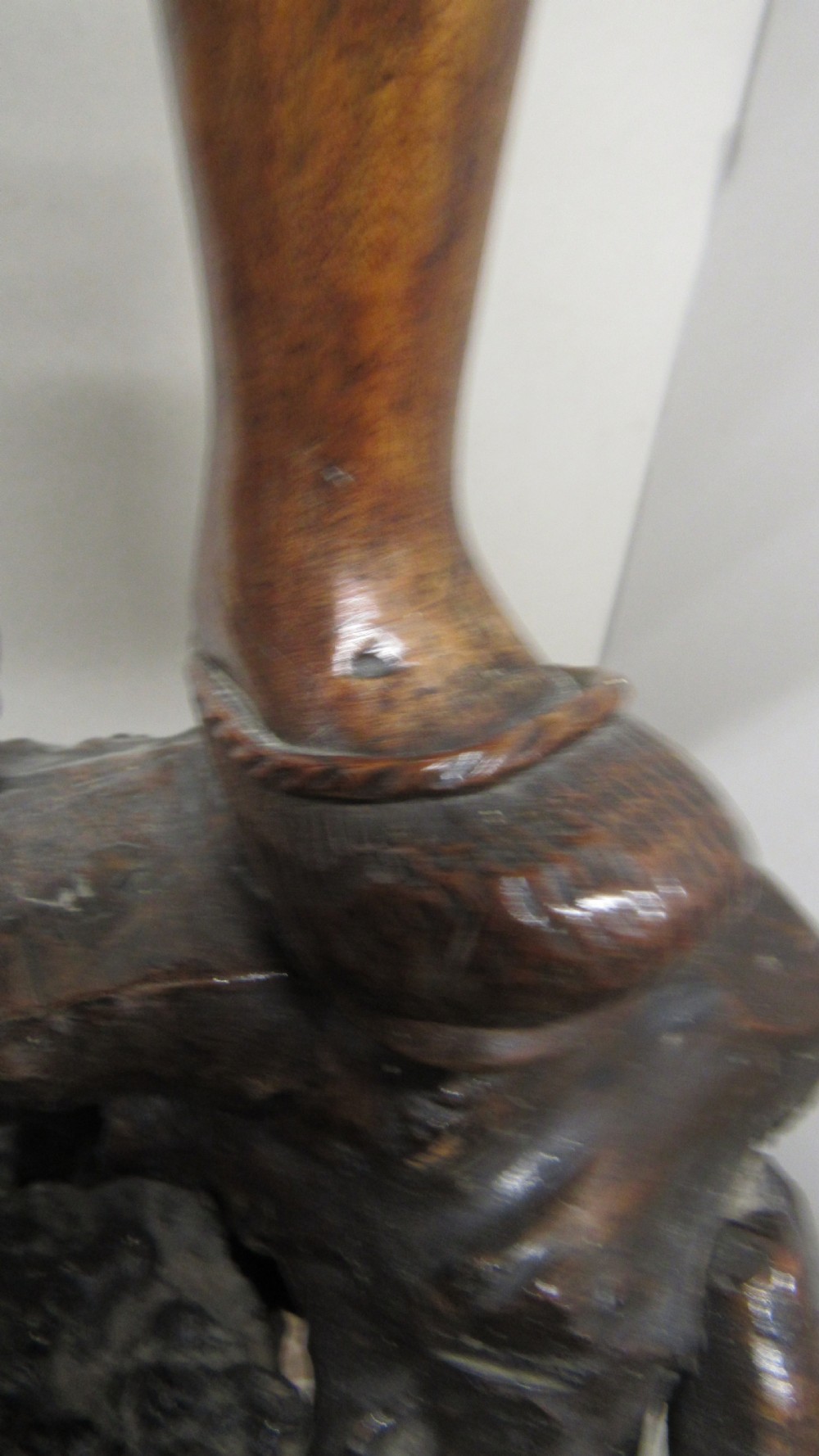 Chinese root carving of shou lao  View V