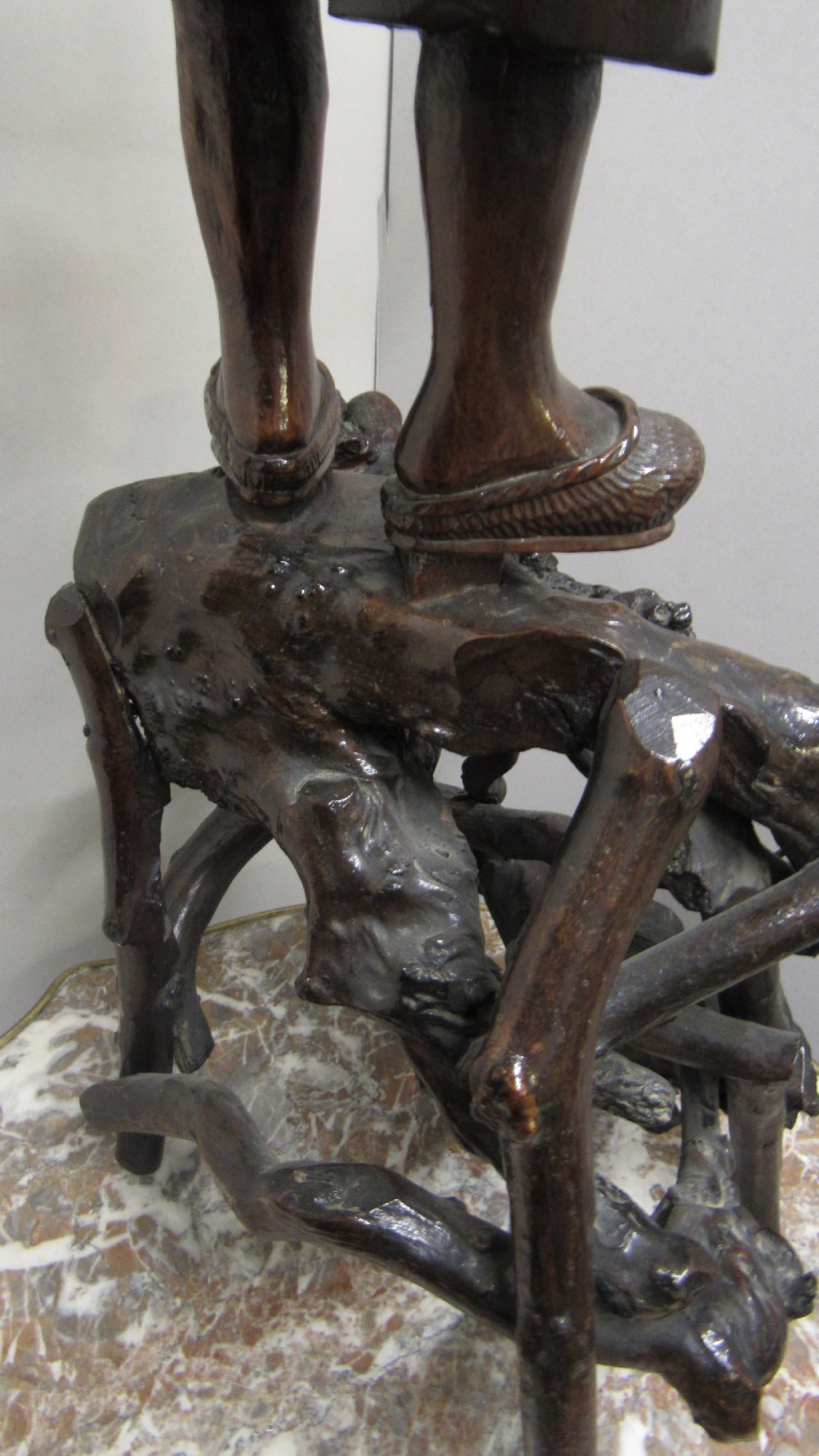 Chinese root carving of shou lao  View VII