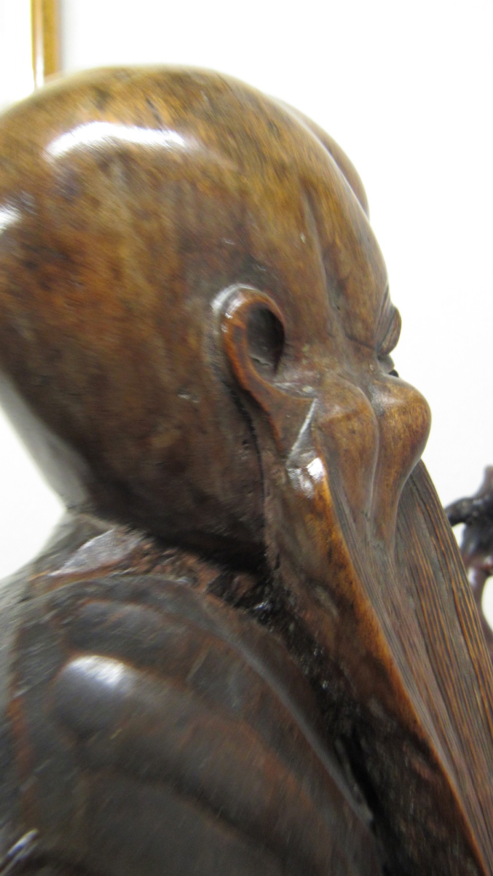 Chinese root carving of shou lao  View VIII