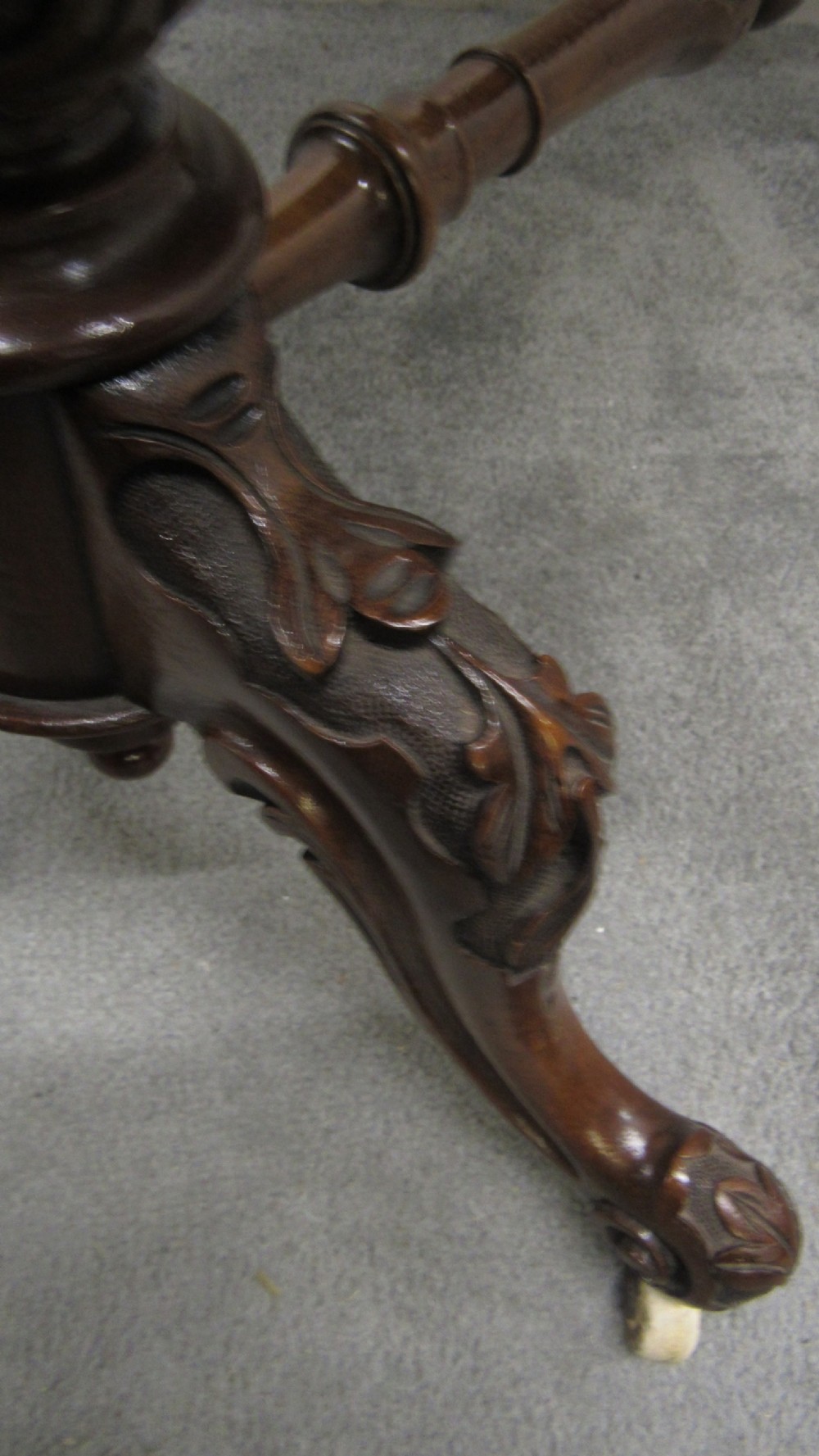 walnut victorian card table View X