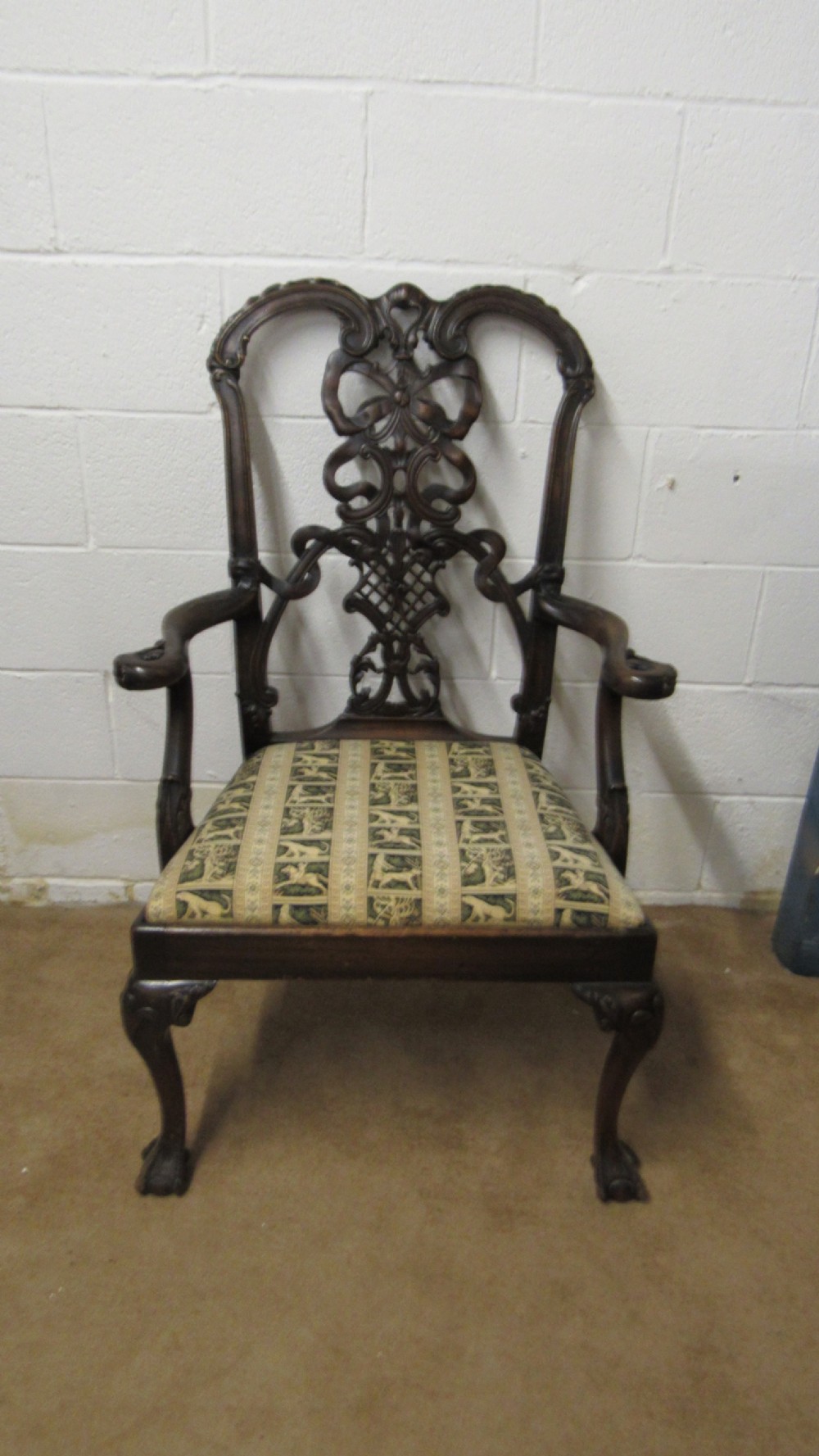 chippendale desk chair