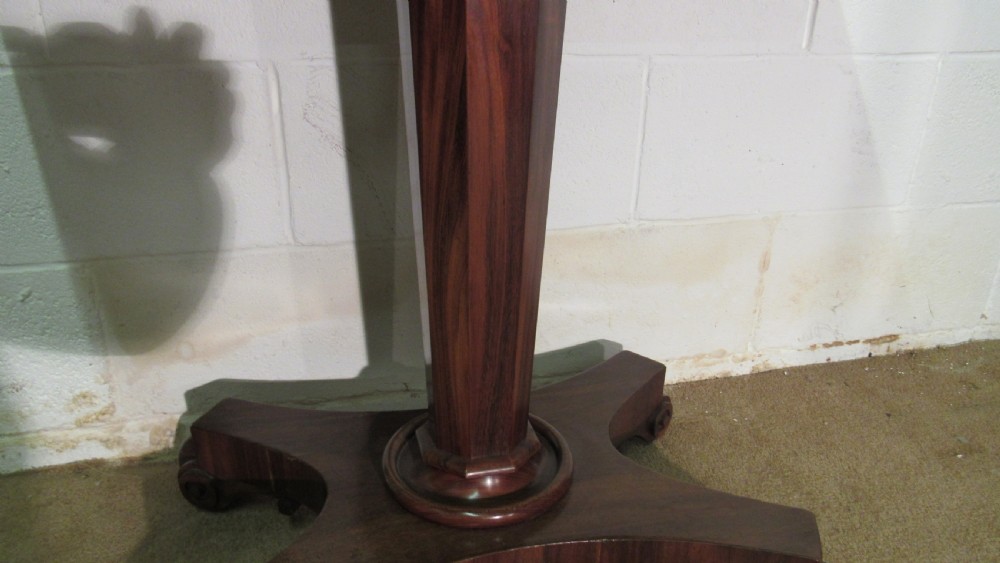 pair of mahogany late georgian card tables View V