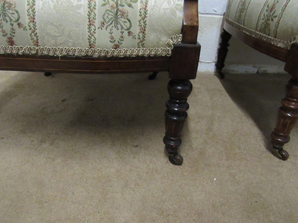 pair upholstered arm chairs View VIII