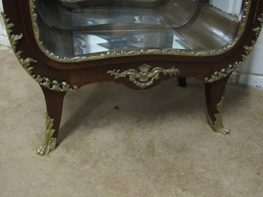 superb pair of ormolu mounted 19thc  vitrines View VI