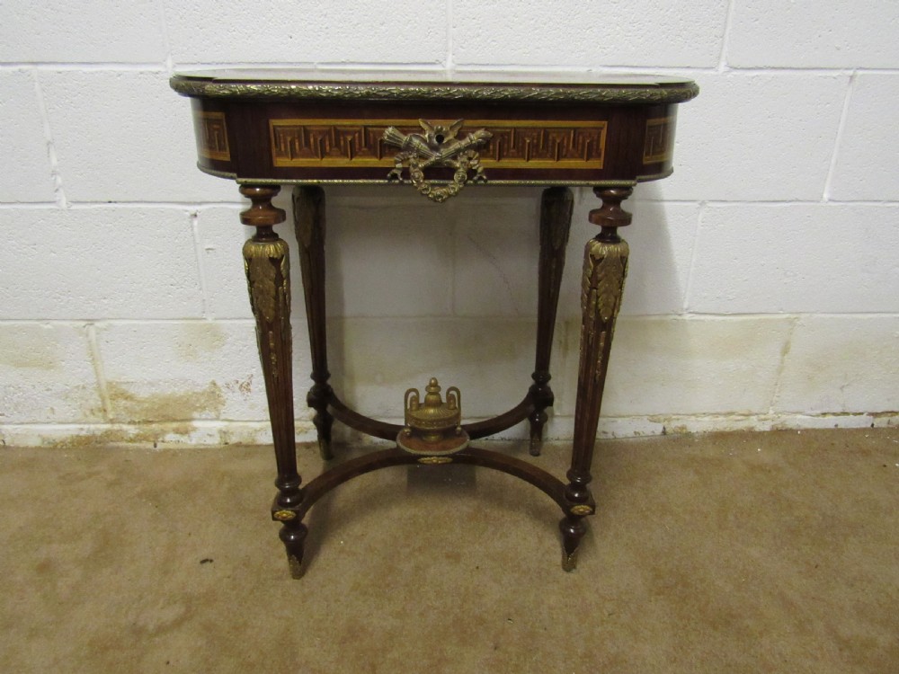 superb marquetry ladies jewelry and vanity table View VII