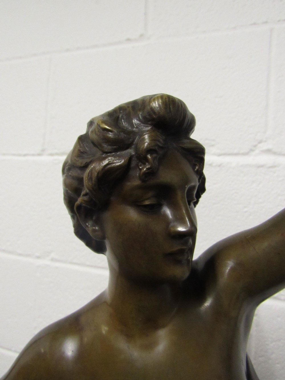 bronze lady on a eagle H Levasseur  View II