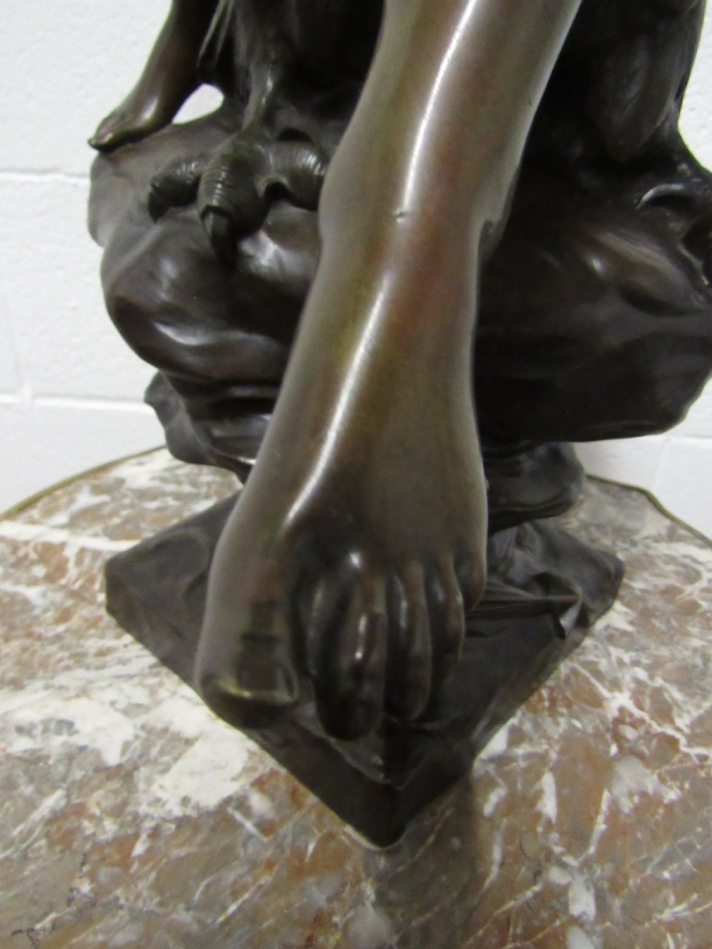 bronze lady on a eagle H Levasseur  View VI