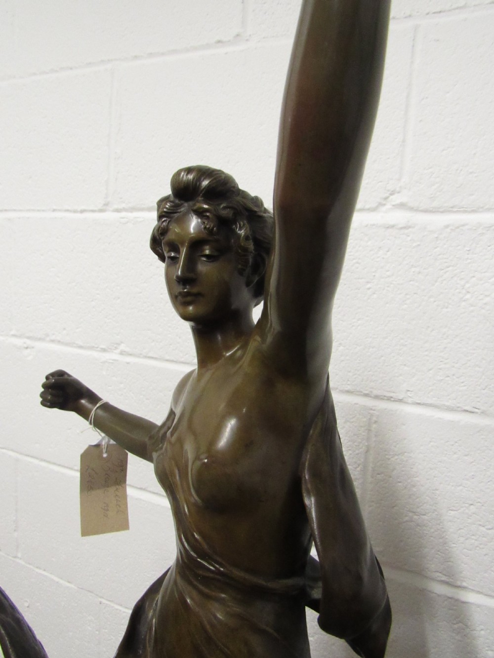 bronze lady on a eagle H Levasseur  View IX