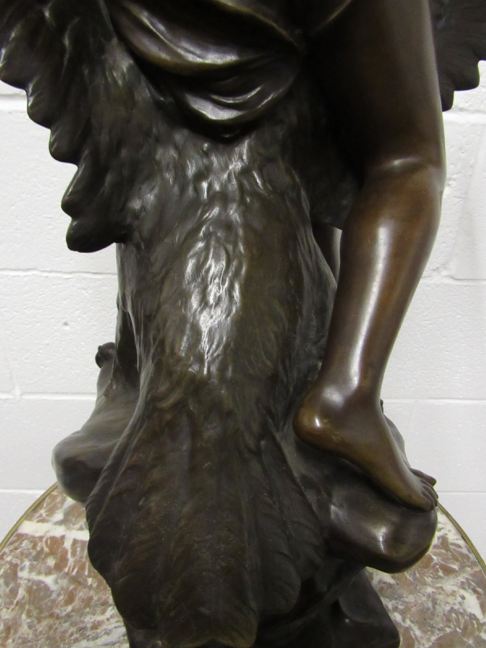 bronze lady on a eagle H Levasseur  View XI