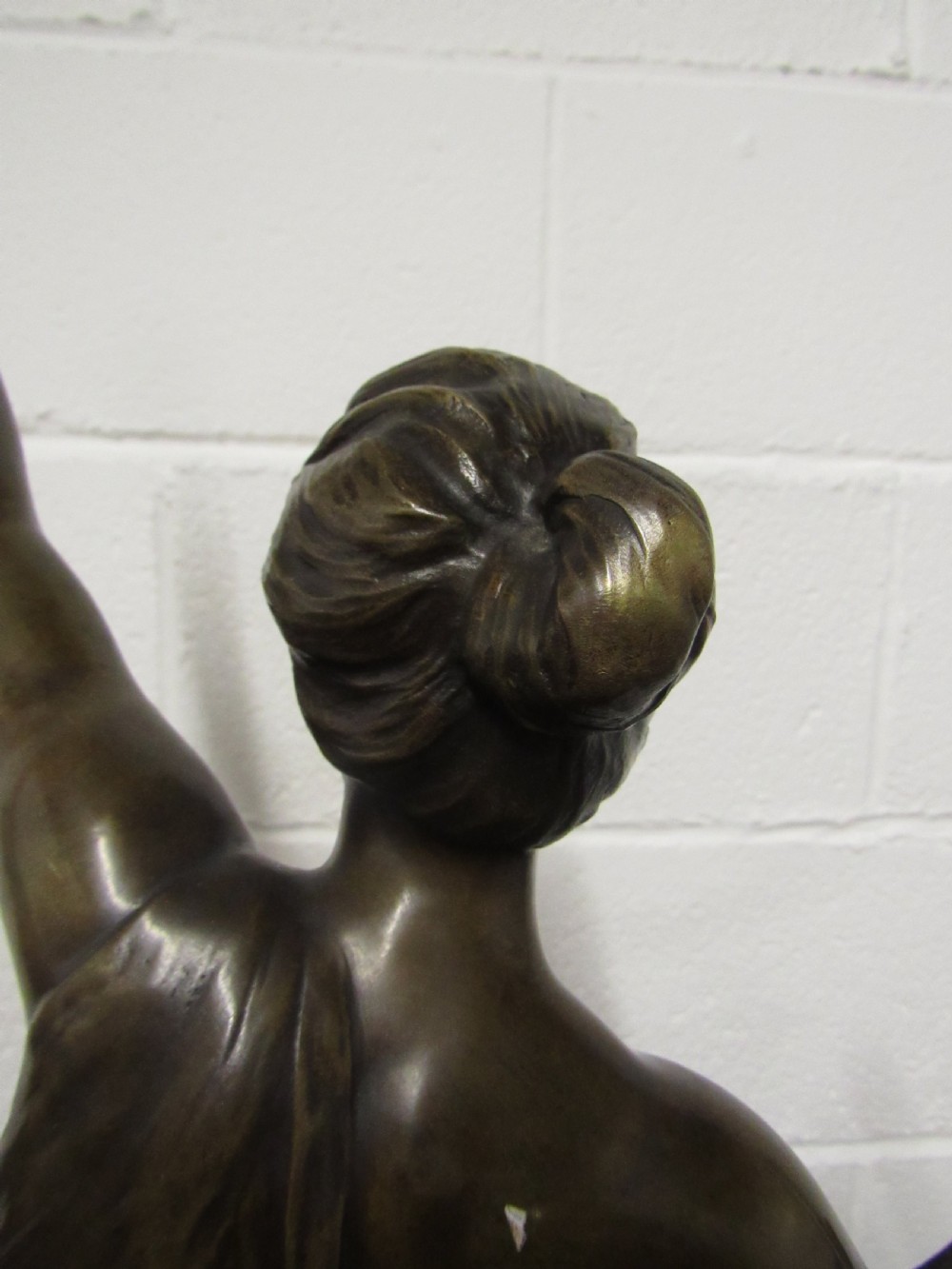 bronze lady on a eagle H Levasseur  View XIII