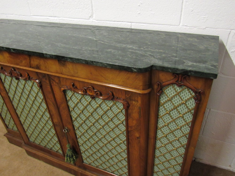 Victorian walnut side cabinet  View V